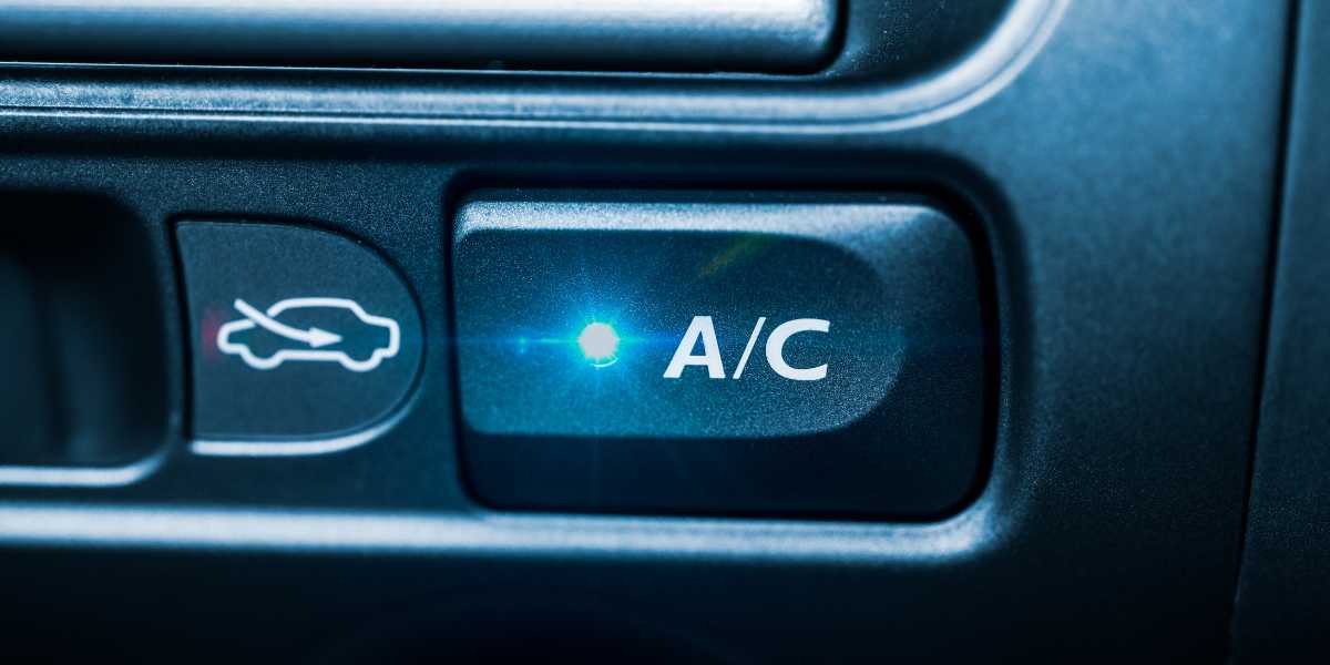 car ac light blinking